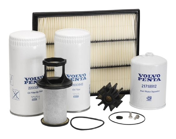 21704968 Volvo Penta Servicesats D4 fram till 2019