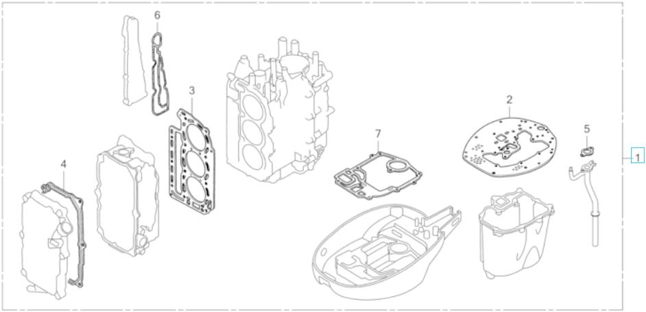 Honda Packningsats (BF25/30)