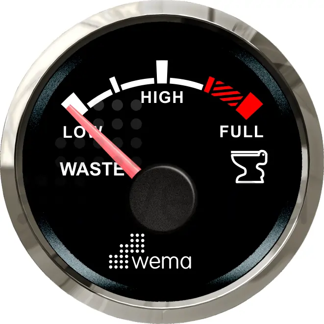 Wema Silverline Septiktankinstrument NMEA2000 (Svart)
