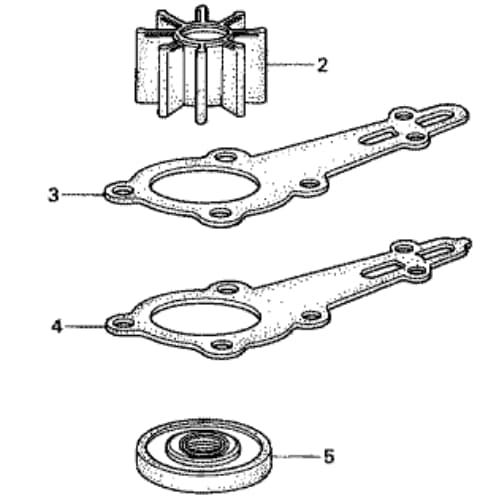 Impellersats Honda 06192-881-C00