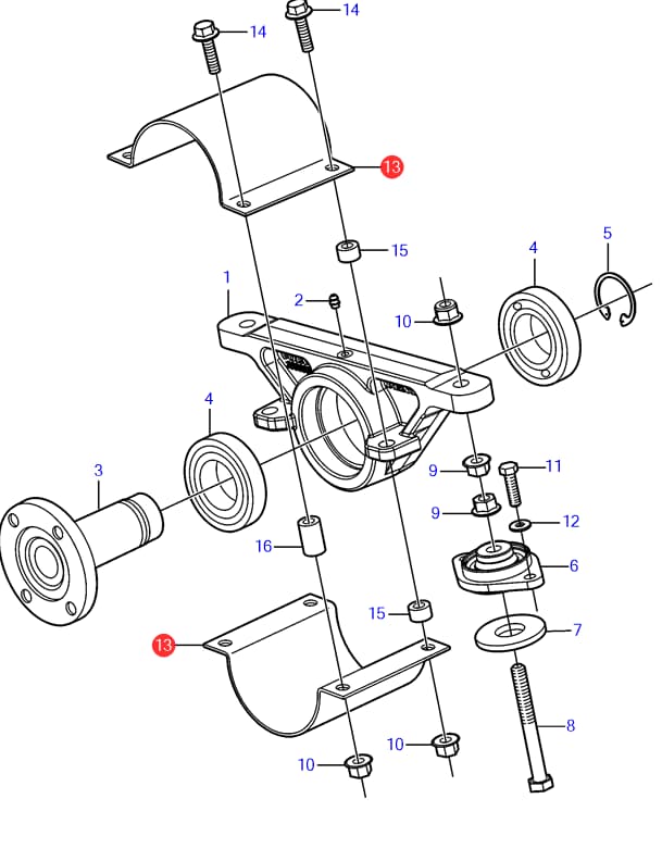 3817552 Volvo Penta Kåpa