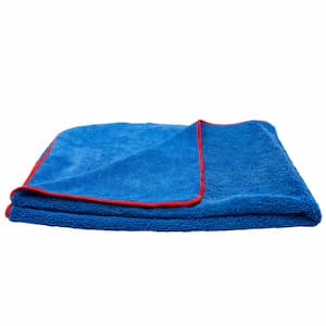 Mikrofiberduk i blått, 420 gsm, 90 x 60 cm.