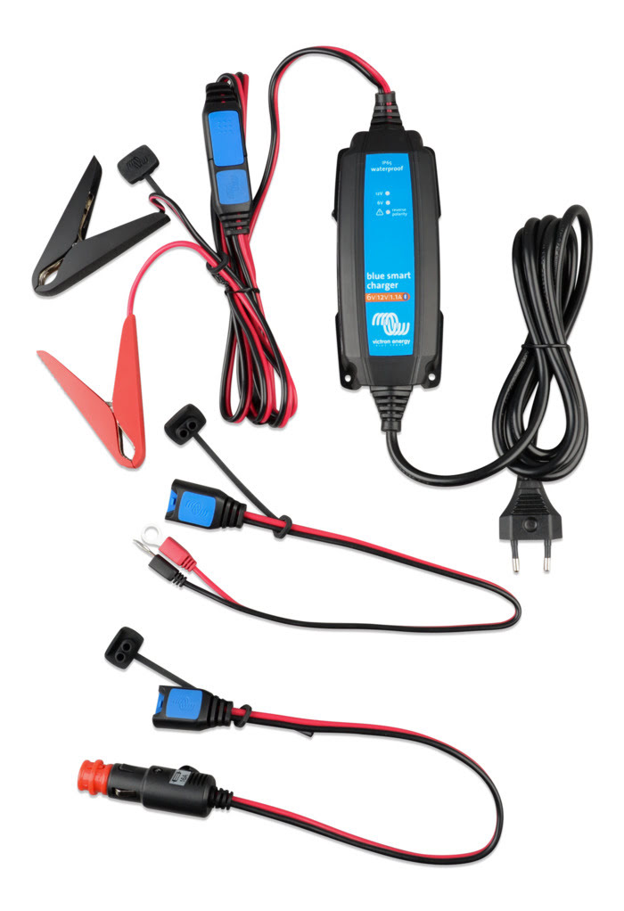 Victron Blue Smart IP65 Batteriladdare med Bluetooth 6V/12V 1,1A 