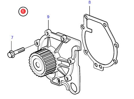 8694630 Volvo Penta vattenpumpsats