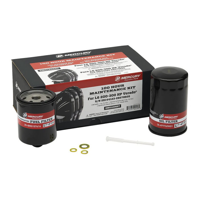 Mercury 8M0120657 � 100-timmars servicekit f�r Mercury L6 200�400 hk Verado EFI